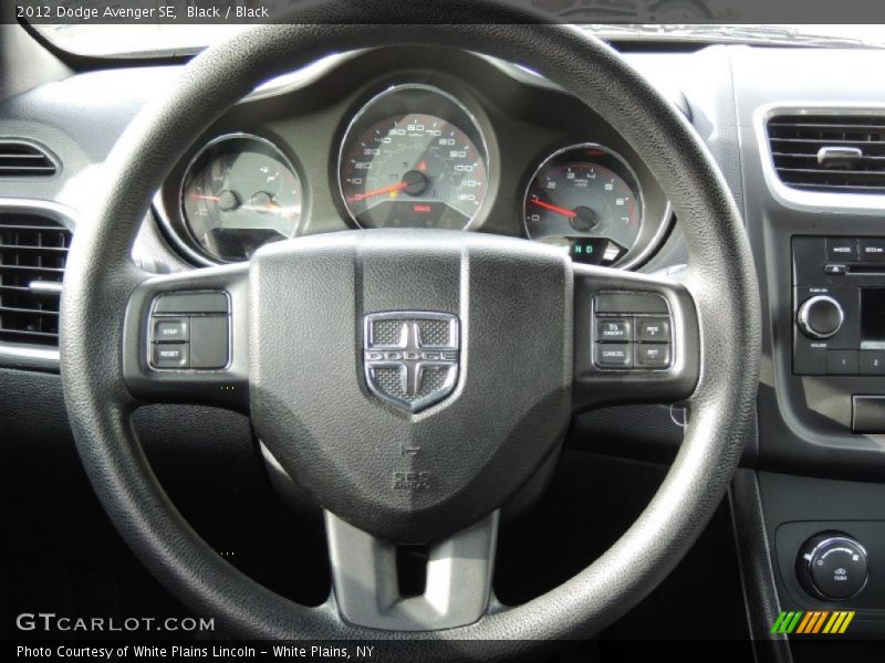 Black / Black 2012 Dodge Avenger SE