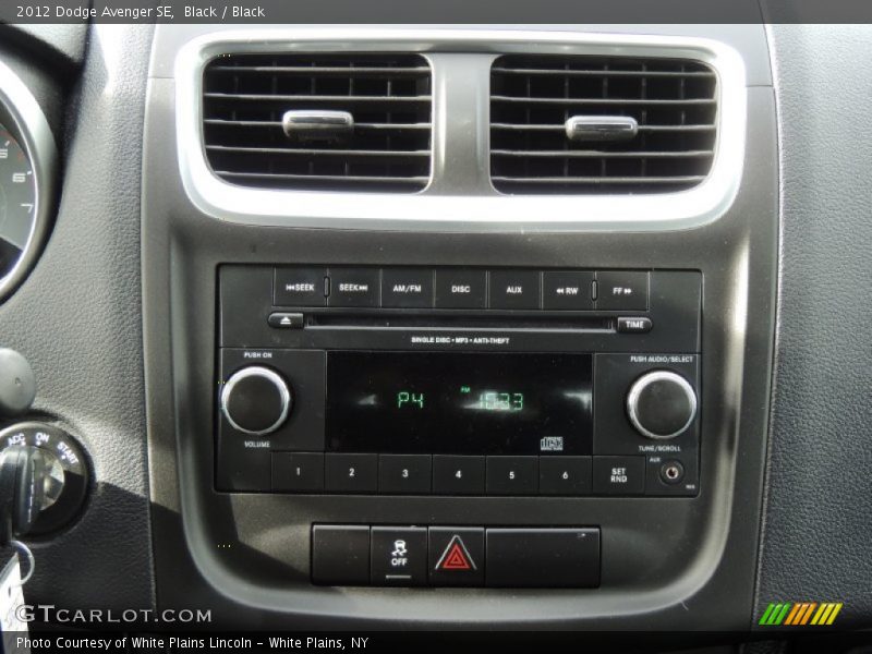 Black / Black 2012 Dodge Avenger SE