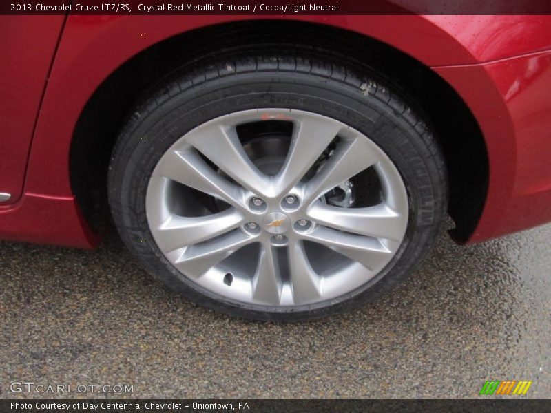 Crystal Red Metallic Tintcoat / Cocoa/Light Neutral 2013 Chevrolet Cruze LTZ/RS