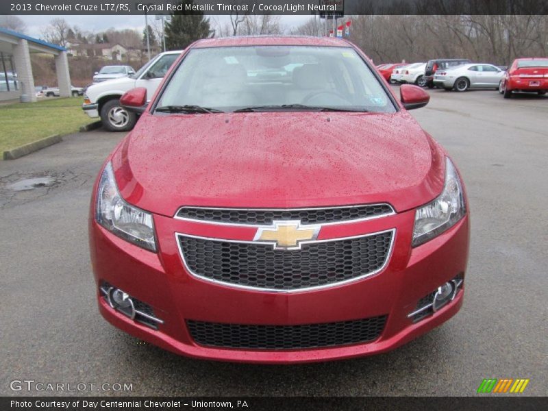 Crystal Red Metallic Tintcoat / Cocoa/Light Neutral 2013 Chevrolet Cruze LTZ/RS