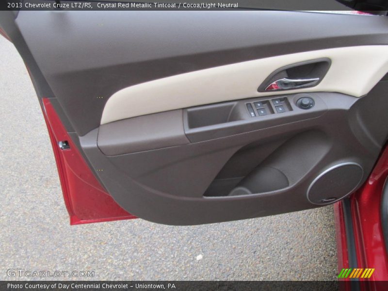 Crystal Red Metallic Tintcoat / Cocoa/Light Neutral 2013 Chevrolet Cruze LTZ/RS
