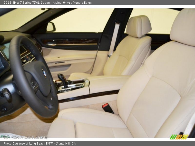 Alpine White / Veneto Beige 2013 BMW 7 Series 750Li Sedan