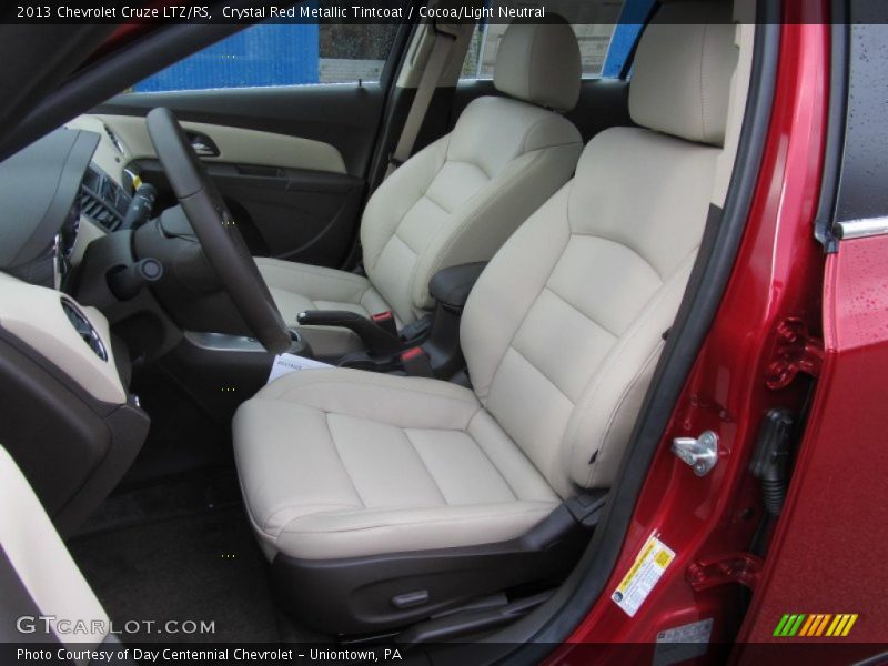 Front Seat of 2013 Cruze LTZ/RS