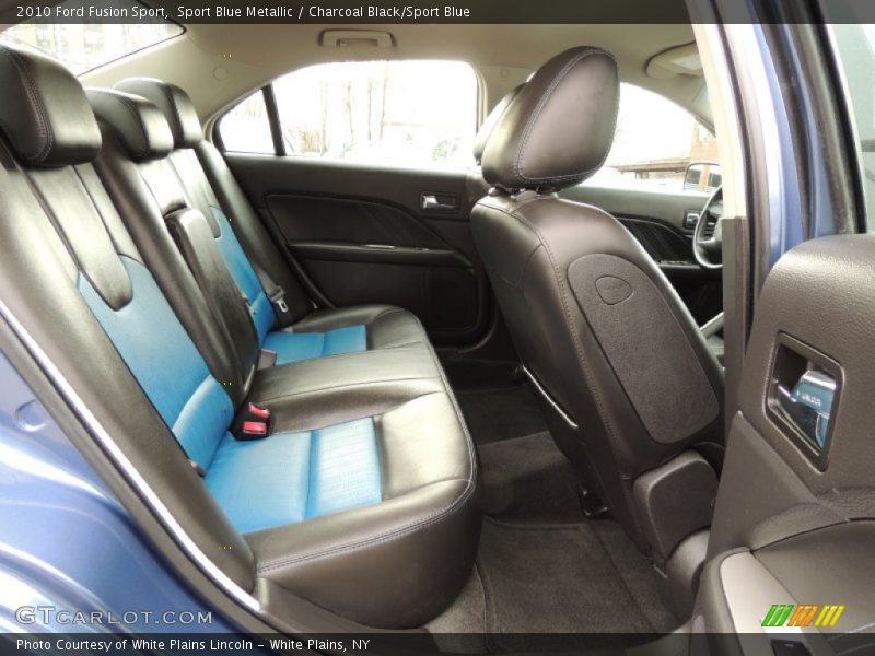 Sport Blue Metallic / Charcoal Black/Sport Blue 2010 Ford Fusion Sport