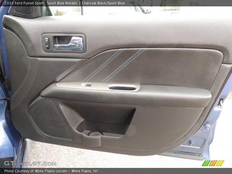 Sport Blue Metallic / Charcoal Black/Sport Blue 2010 Ford Fusion Sport