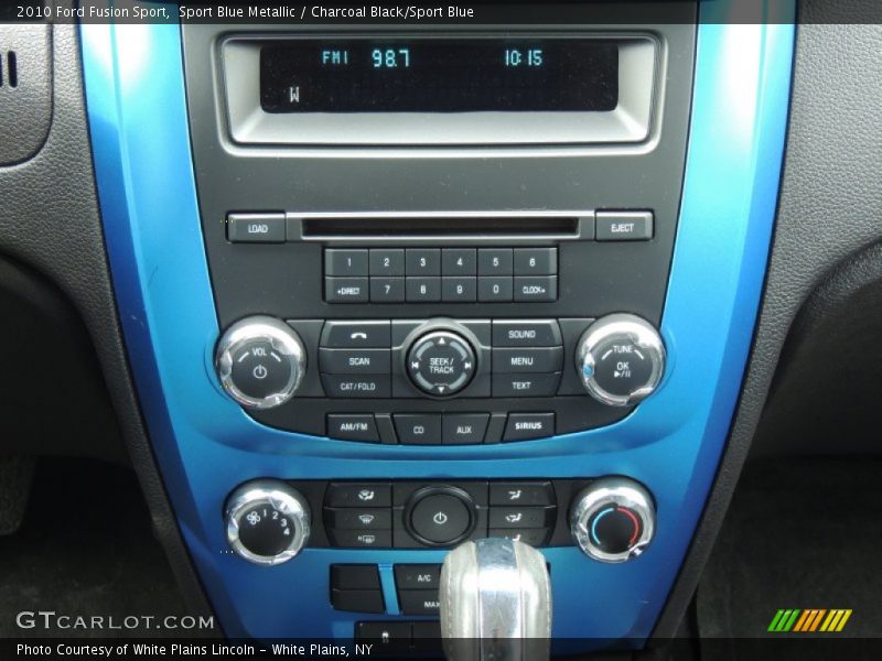 Controls of 2010 Fusion Sport