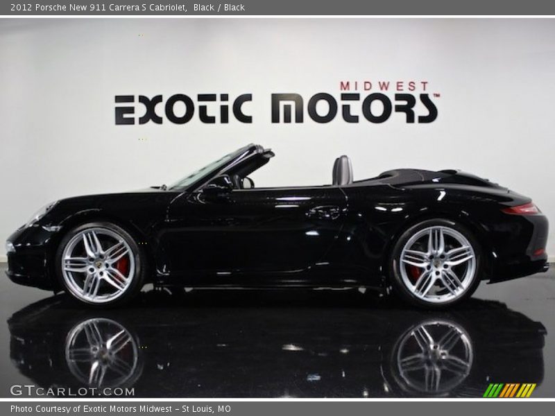 Black / Black 2012 Porsche New 911 Carrera S Cabriolet