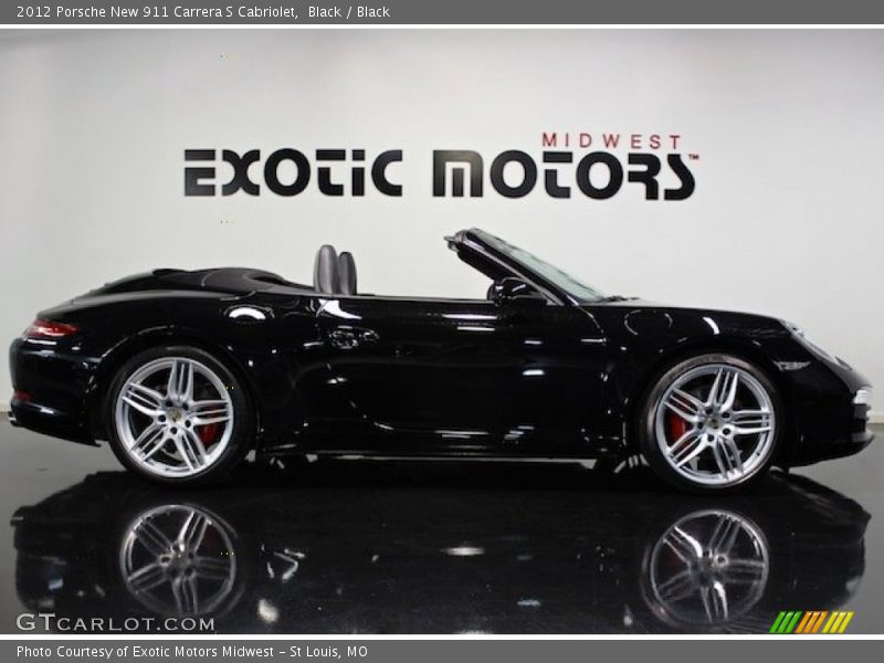 Black / Black 2012 Porsche New 911 Carrera S Cabriolet