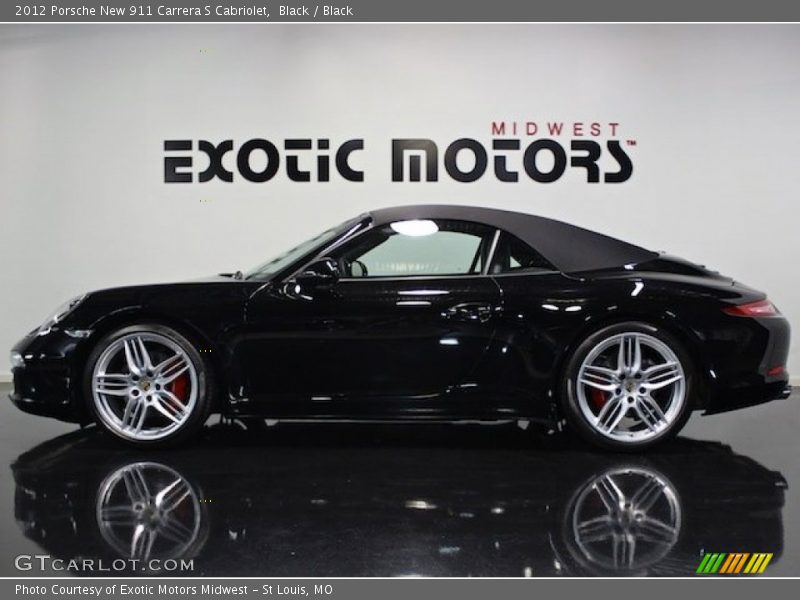 Black / Black 2012 Porsche New 911 Carrera S Cabriolet
