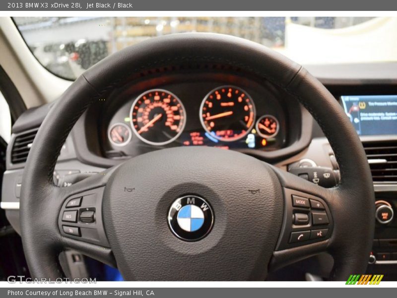 Jet Black / Black 2013 BMW X3 xDrive 28i