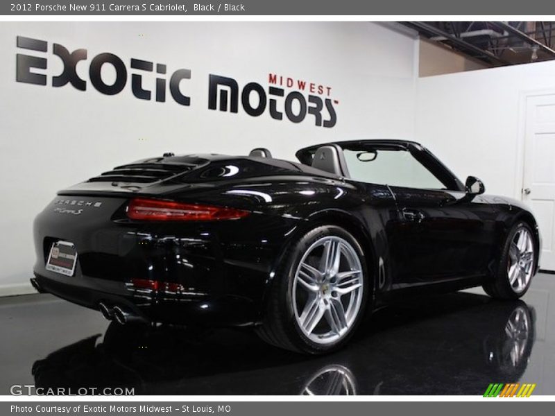 Black / Black 2012 Porsche New 911 Carrera S Cabriolet