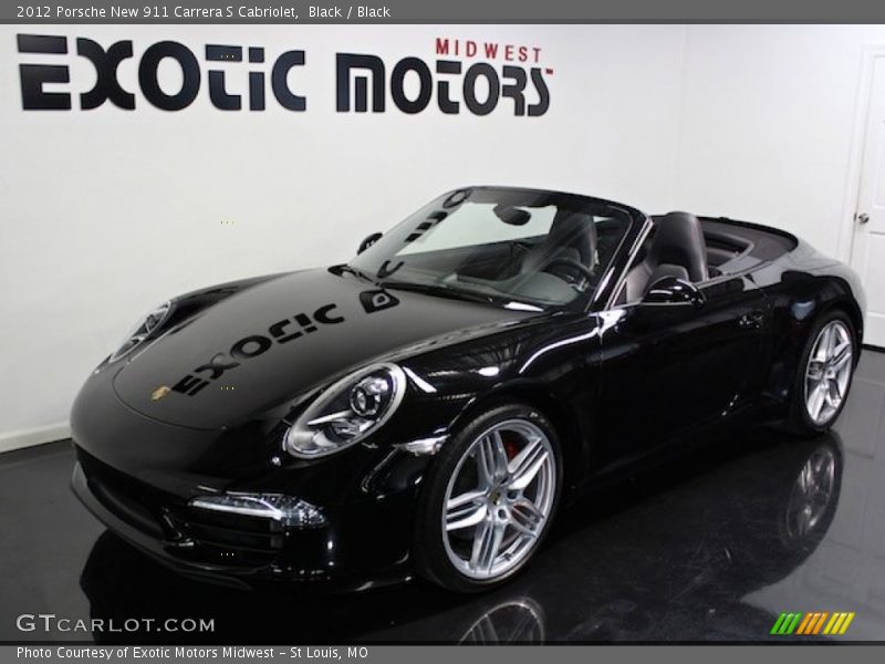 Black / Black 2012 Porsche New 911 Carrera S Cabriolet