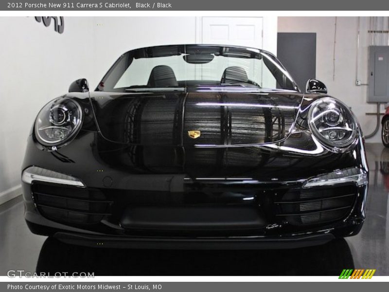 Black / Black 2012 Porsche New 911 Carrera S Cabriolet