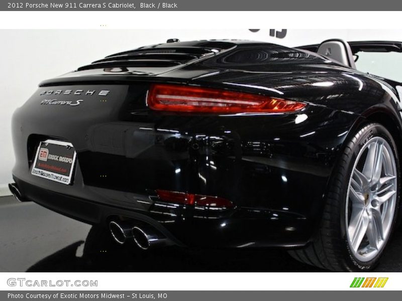 Black / Black 2012 Porsche New 911 Carrera S Cabriolet