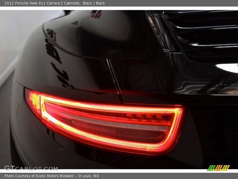 Black / Black 2012 Porsche New 911 Carrera S Cabriolet