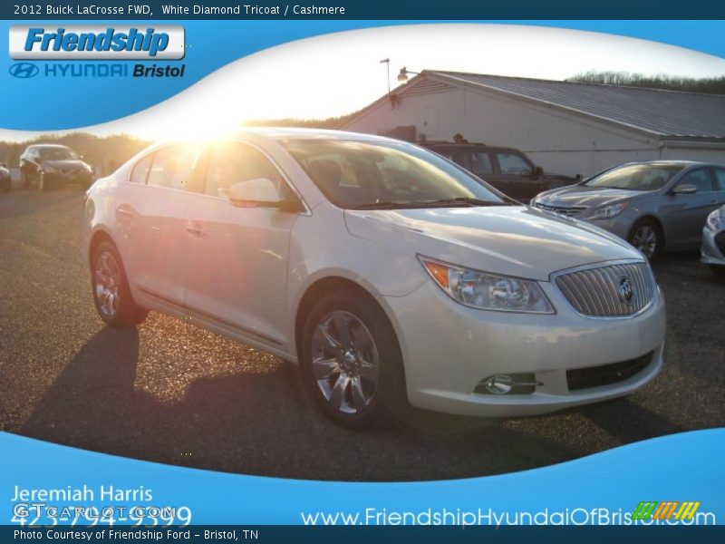 White Diamond Tricoat / Cashmere 2012 Buick LaCrosse FWD