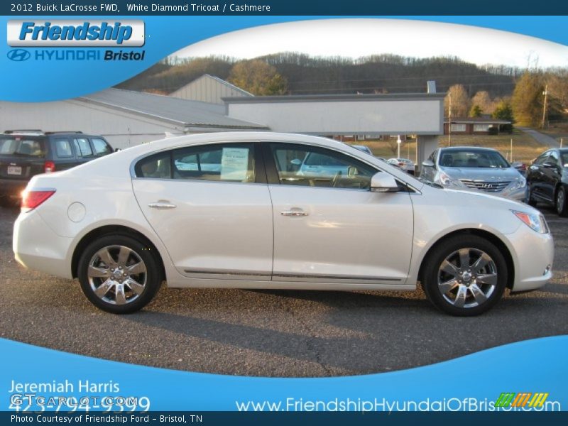 White Diamond Tricoat / Cashmere 2012 Buick LaCrosse FWD