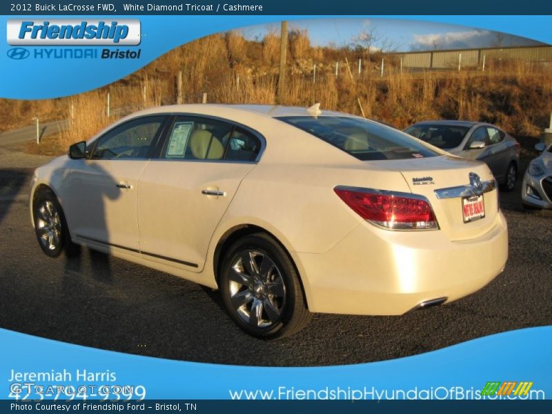White Diamond Tricoat / Cashmere 2012 Buick LaCrosse FWD