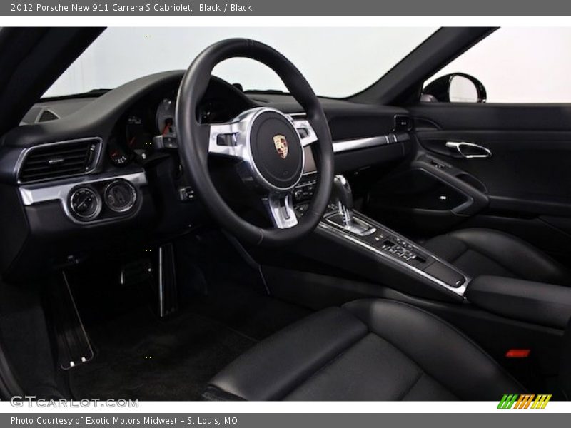Black / Black 2012 Porsche New 911 Carrera S Cabriolet
