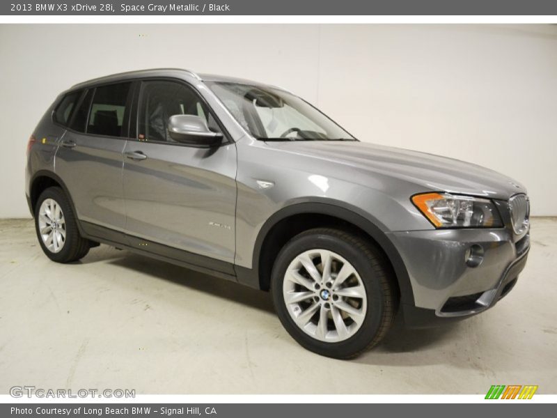 Space Gray Metallic / Black 2013 BMW X3 xDrive 28i