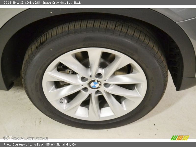 Space Gray Metallic / Black 2013 BMW X3 xDrive 28i
