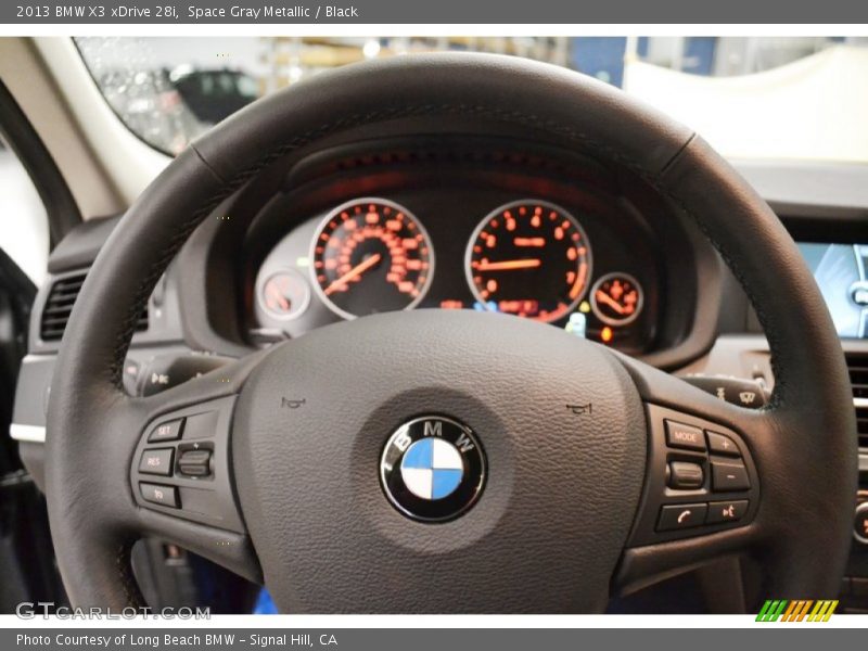 Space Gray Metallic / Black 2013 BMW X3 xDrive 28i