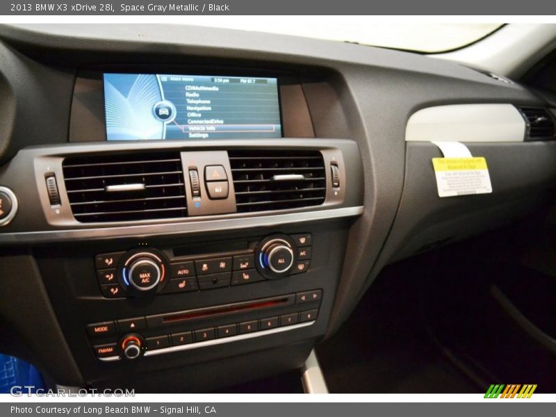 Space Gray Metallic / Black 2013 BMW X3 xDrive 28i