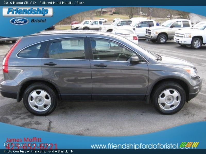 Polished Metal Metallic / Black 2010 Honda CR-V LX