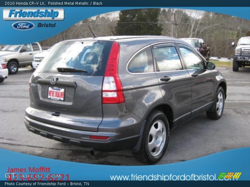 Polished Metal Metallic / Black 2010 Honda CR-V LX