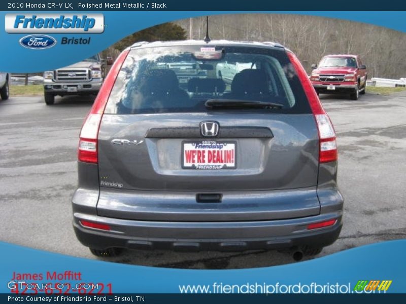 Polished Metal Metallic / Black 2010 Honda CR-V LX