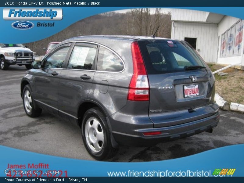 Polished Metal Metallic / Black 2010 Honda CR-V LX
