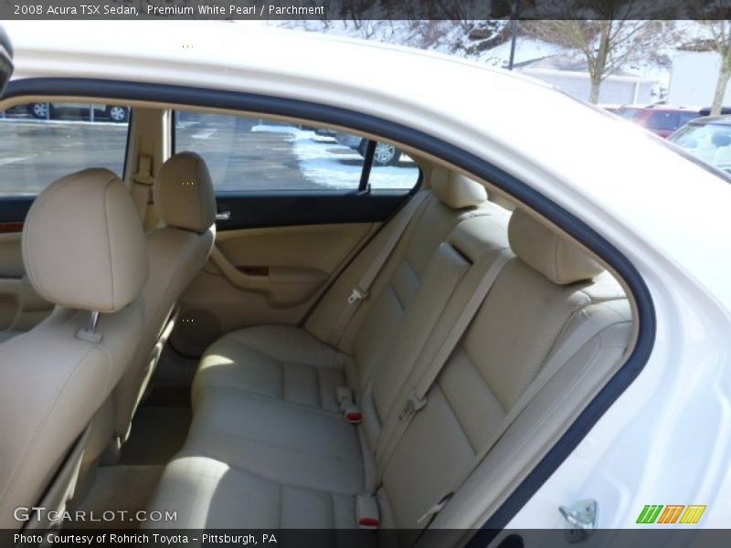 Premium White Pearl / Parchment 2008 Acura TSX Sedan