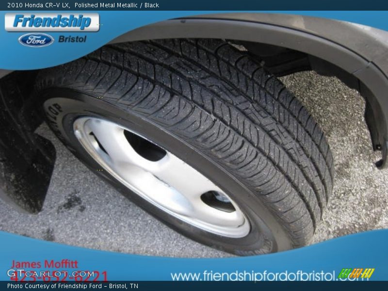 Polished Metal Metallic / Black 2010 Honda CR-V LX