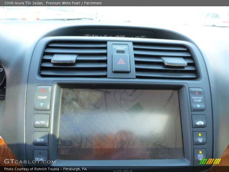 Premium White Pearl / Parchment 2008 Acura TSX Sedan