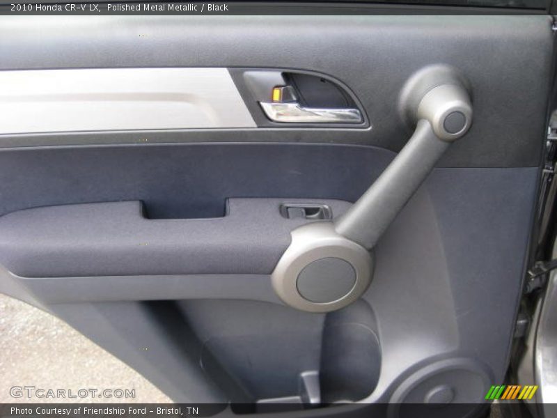 Polished Metal Metallic / Black 2010 Honda CR-V LX