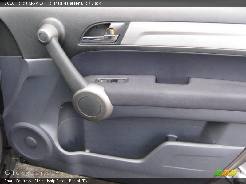 Polished Metal Metallic / Black 2010 Honda CR-V LX