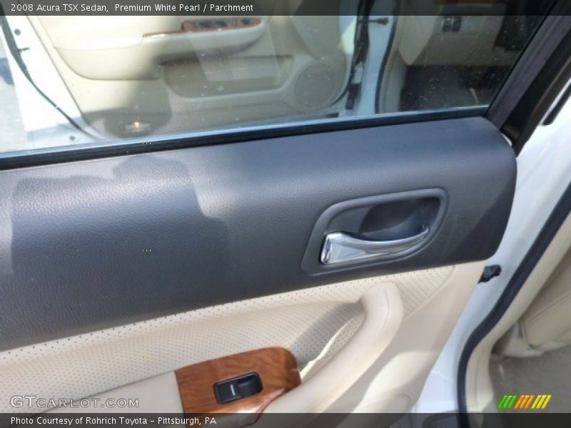 Premium White Pearl / Parchment 2008 Acura TSX Sedan