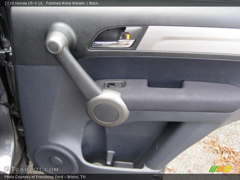 Polished Metal Metallic / Black 2010 Honda CR-V LX