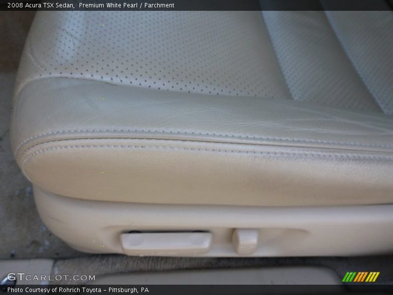 Premium White Pearl / Parchment 2008 Acura TSX Sedan
