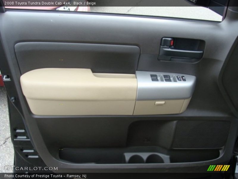Black / Beige 2008 Toyota Tundra Double Cab 4x4