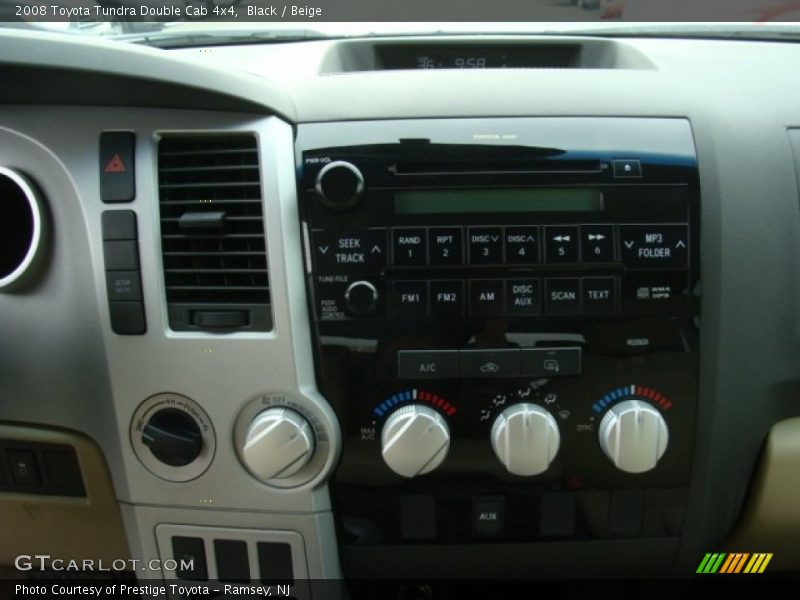 Black / Beige 2008 Toyota Tundra Double Cab 4x4