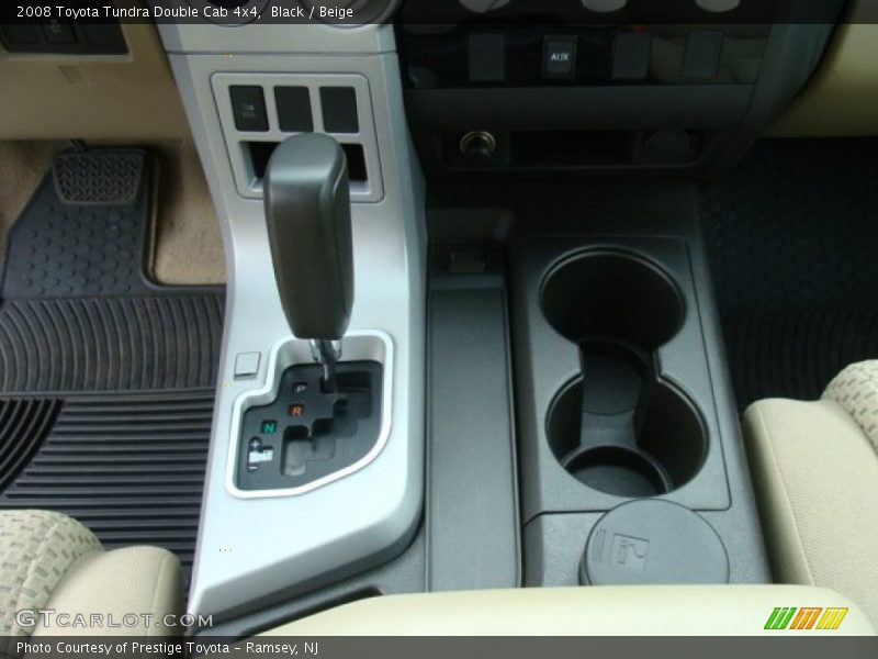 Black / Beige 2008 Toyota Tundra Double Cab 4x4
