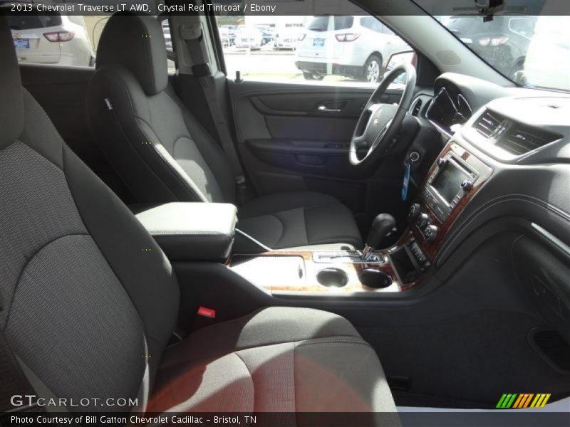 Crystal Red Tintcoat / Ebony 2013 Chevrolet Traverse LT AWD