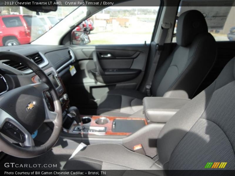Crystal Red Tintcoat / Ebony 2013 Chevrolet Traverse LT AWD