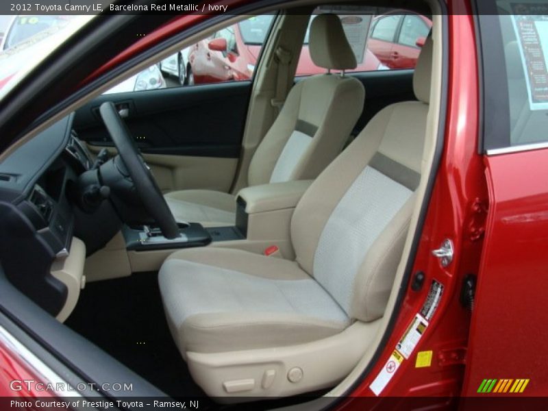 Barcelona Red Metallic / Ivory 2012 Toyota Camry LE