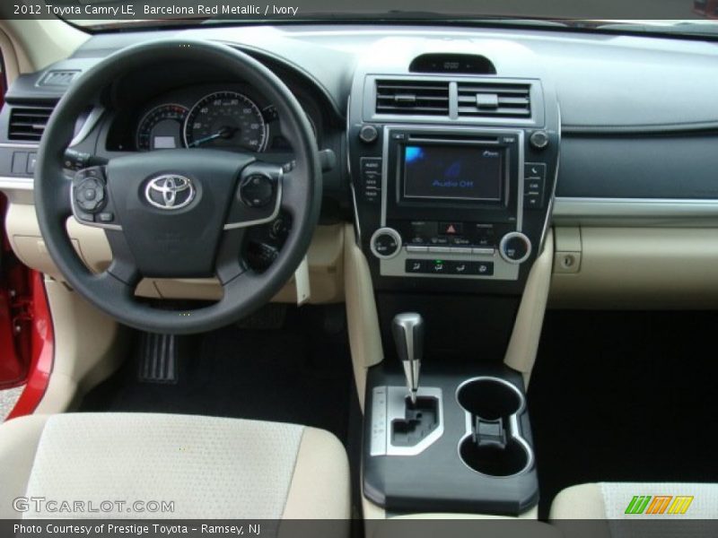 Barcelona Red Metallic / Ivory 2012 Toyota Camry LE