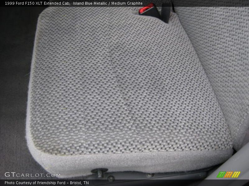 Island Blue Metallic / Medium Graphite 1999 Ford F150 XLT Extended Cab
