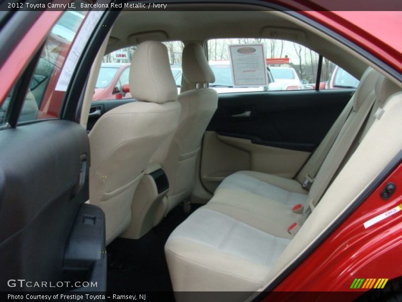 Barcelona Red Metallic / Ivory 2012 Toyota Camry LE