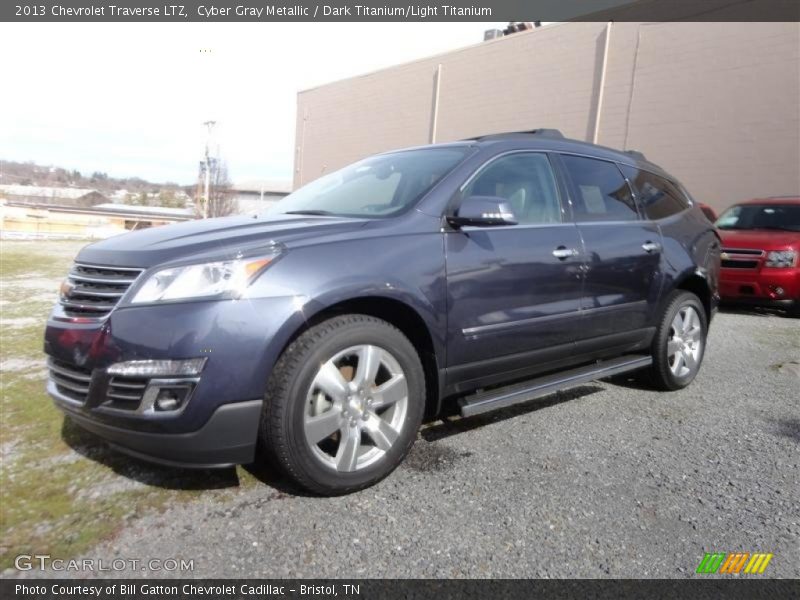 Cyber Gray Metallic / Dark Titanium/Light Titanium 2013 Chevrolet Traverse LTZ