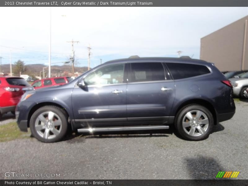Cyber Gray Metallic / Dark Titanium/Light Titanium 2013 Chevrolet Traverse LTZ